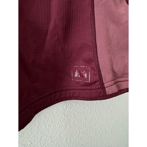 REI Polartec Two Tone Quarter Zip Jacket-Womens Size Small - Picture 3 of 6